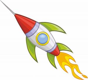 Раскраска рисунок ракета для детей #36 #474901