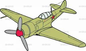 Раскраска рисунок самолет военный #1 #474977