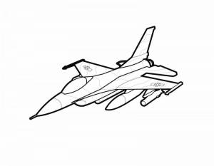 Раскраска рисунок самолет военный #26 #475002