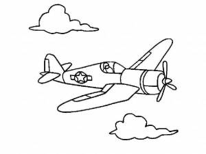 Раскраска рисунок самолет военный #31 #475007