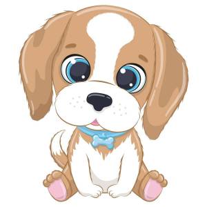 Раскраска рисунок собака для детей #1 #475158