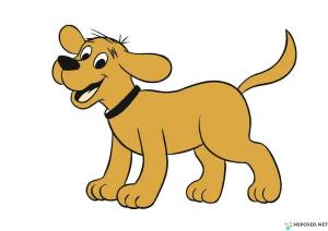 Раскраска рисунок собака для детей #15 #475172