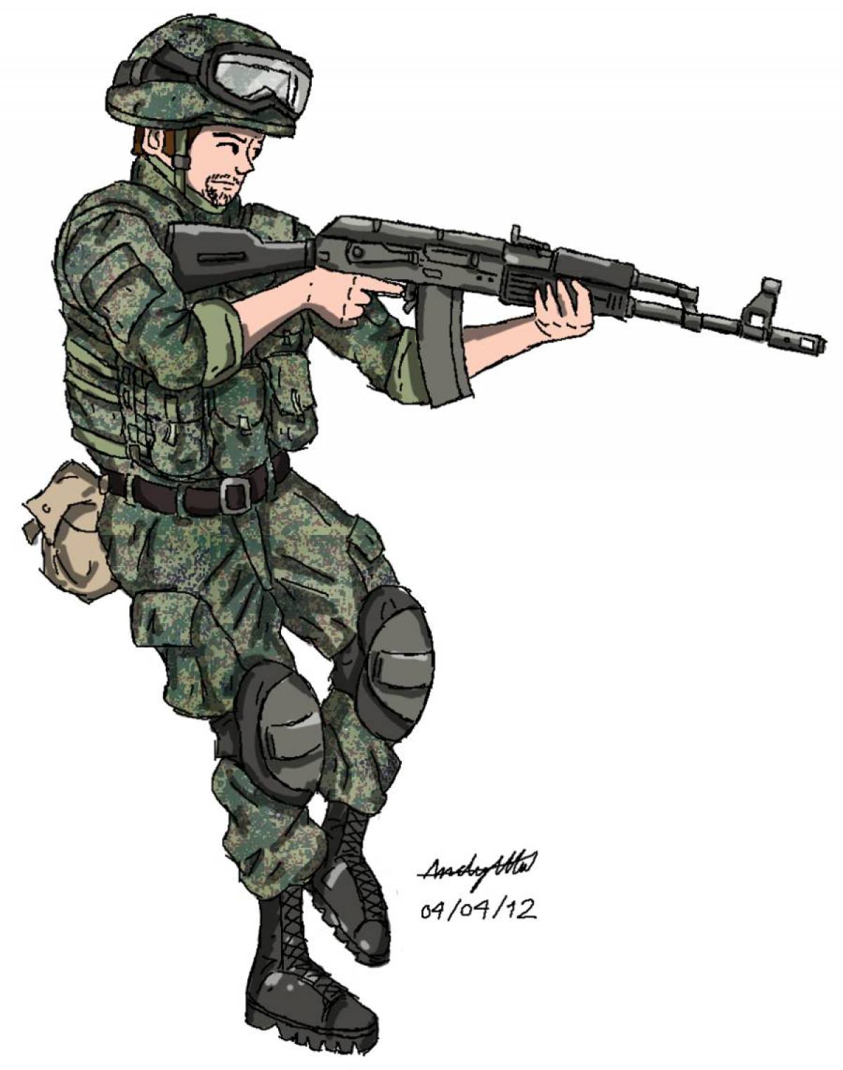 Рисунки военные #18