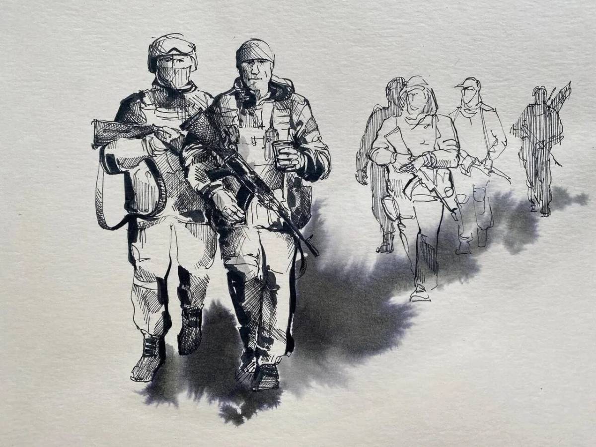 Рисунки военные #25