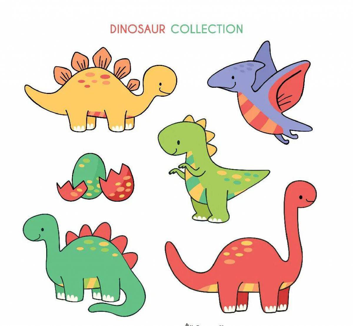Рисунки динозавров для #9