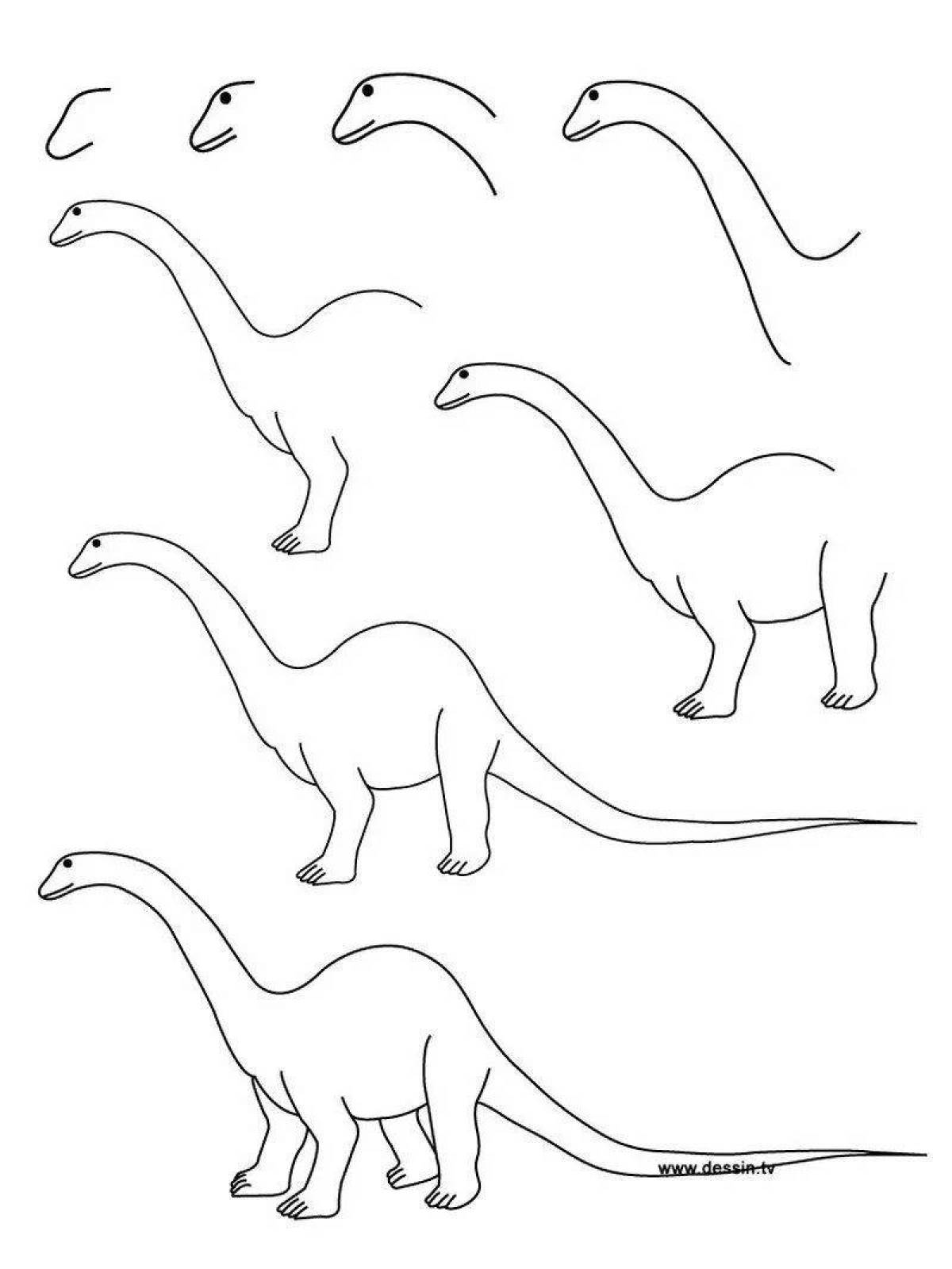 Рисунки динозавров для #16
