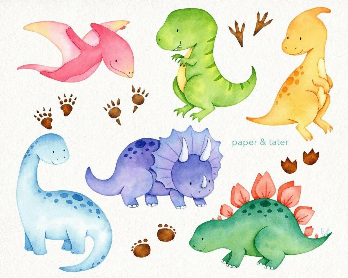 Рисунки динозавров для #22