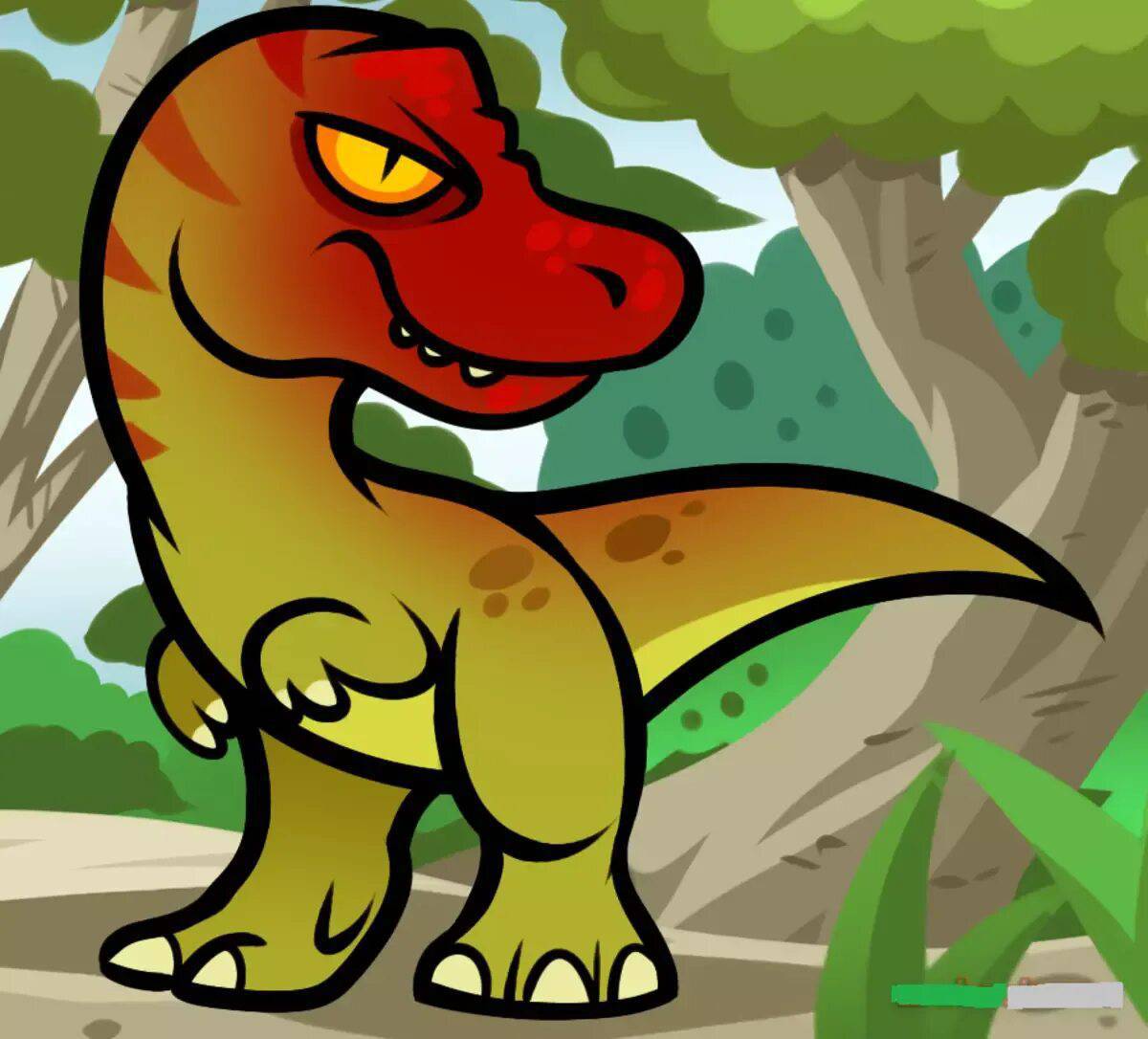 Рисунки динозавров для #36