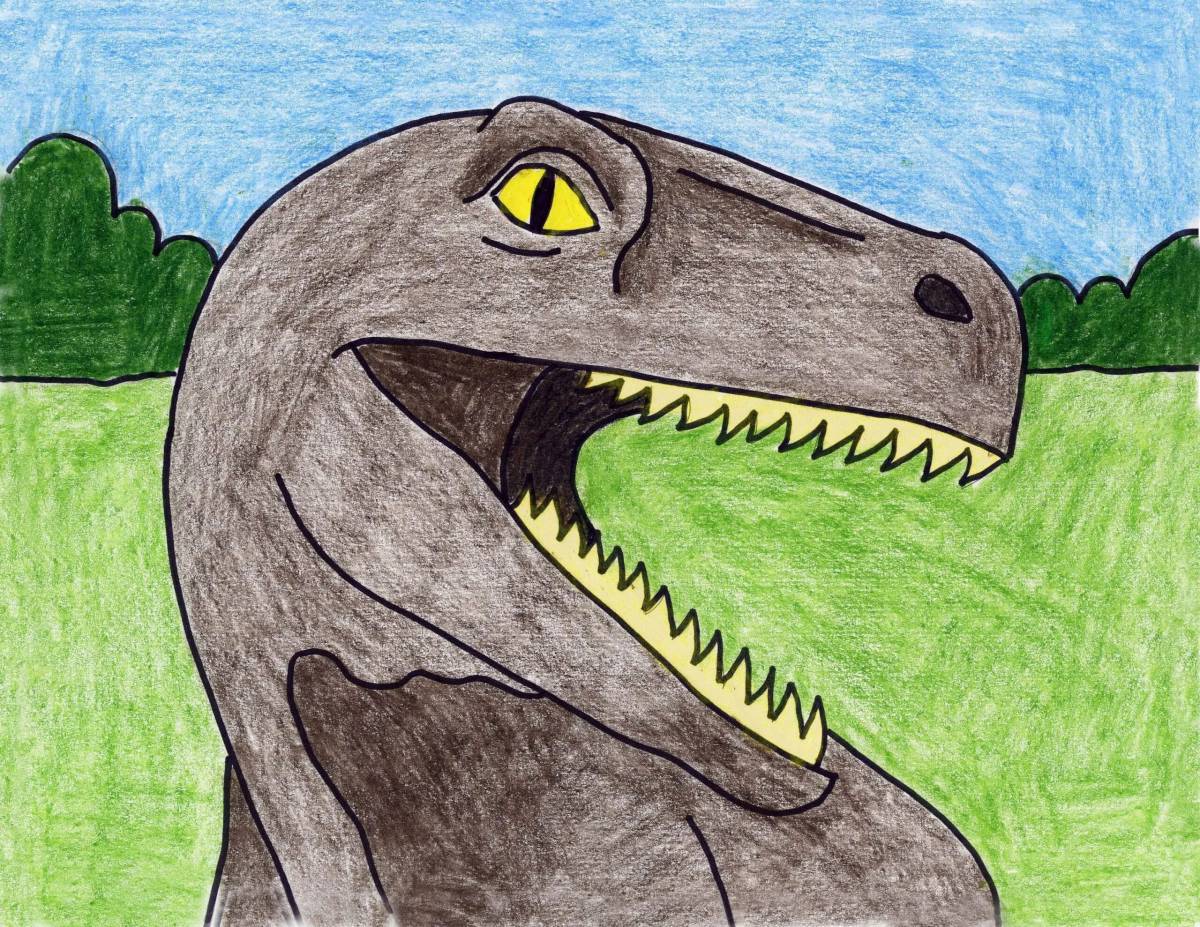 Рисунки динозавров для #38