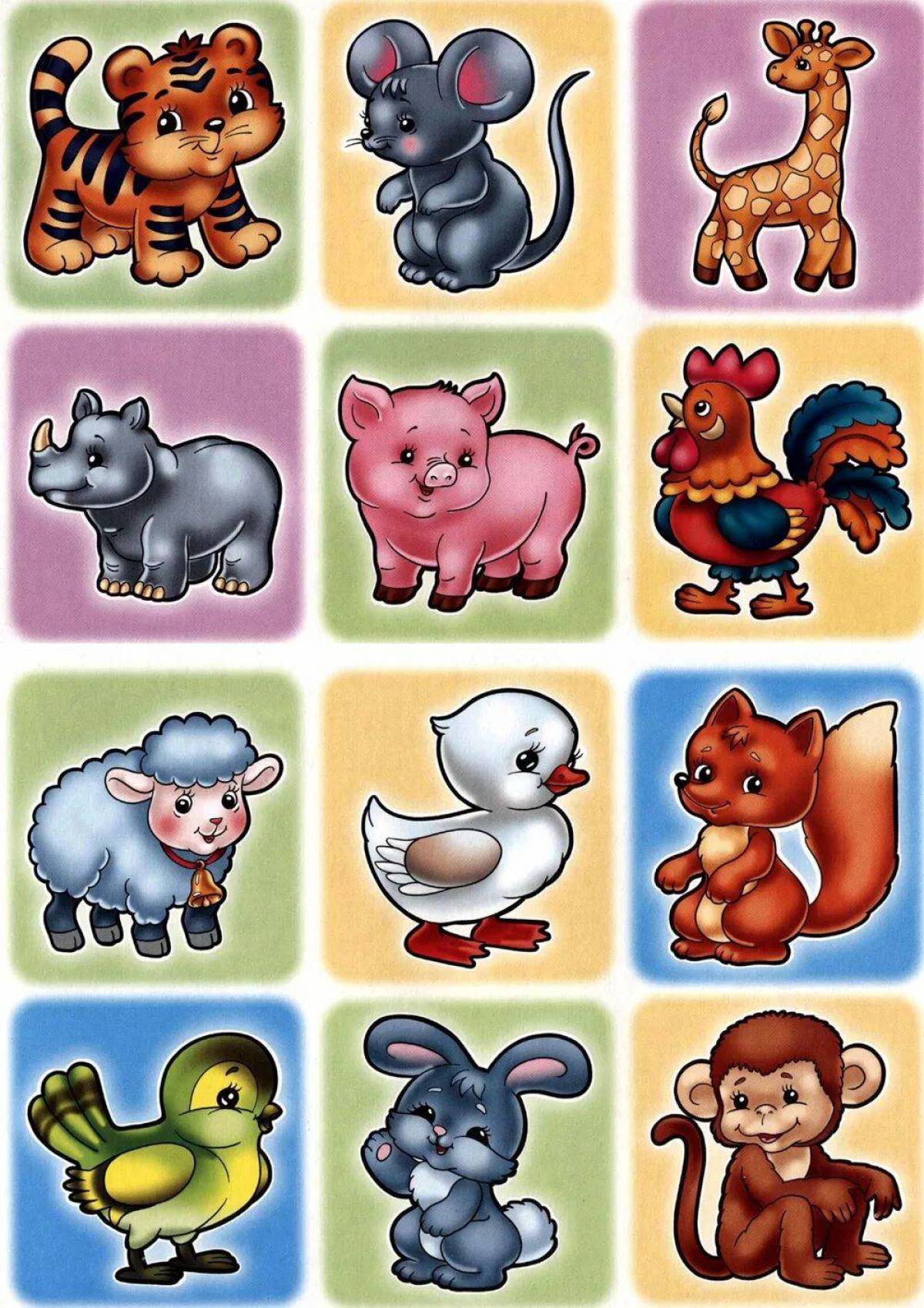Рисунки животных для для детей #4
