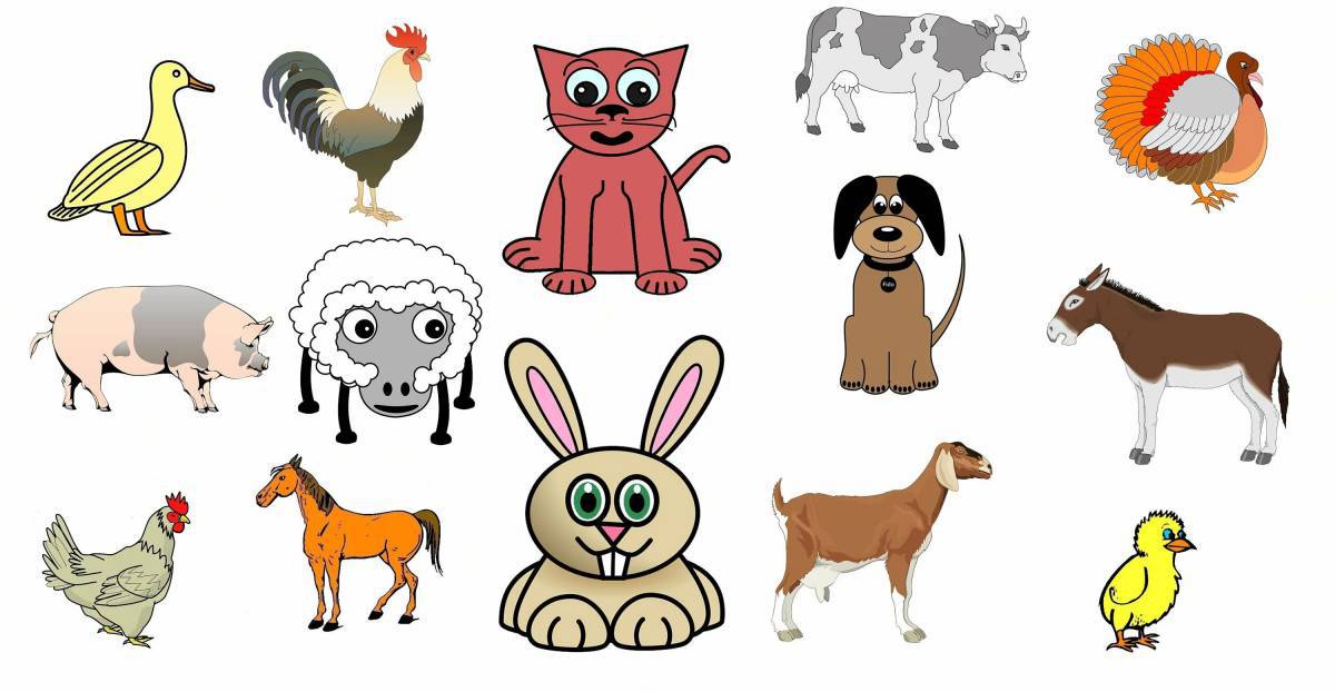 Рисунки животных для для детей #23