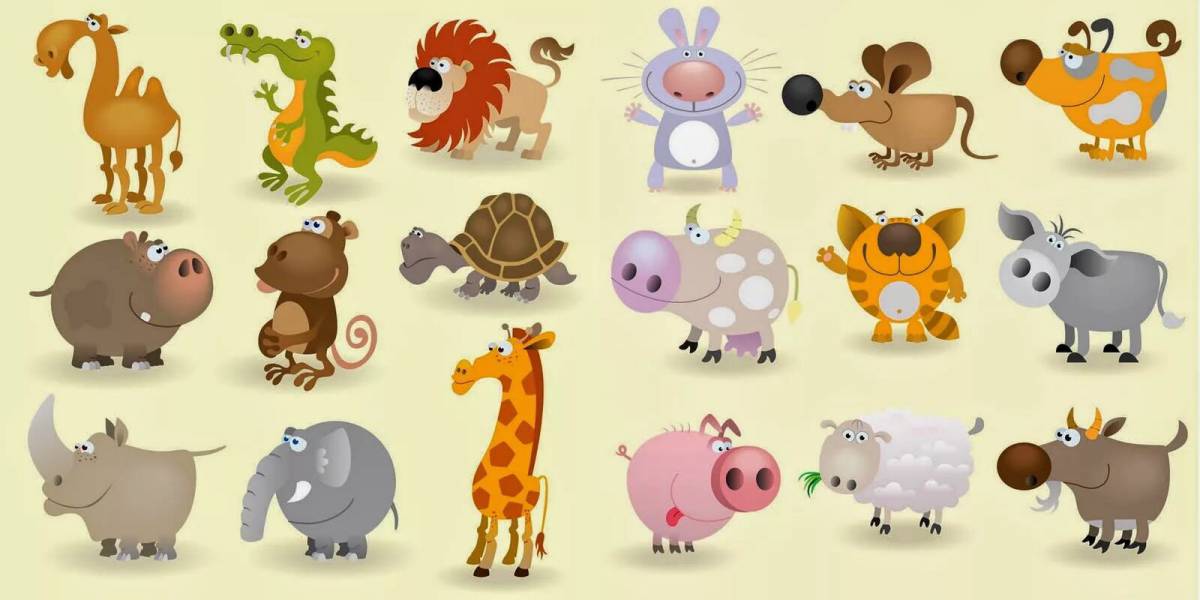 Рисунки животных для для детей #37