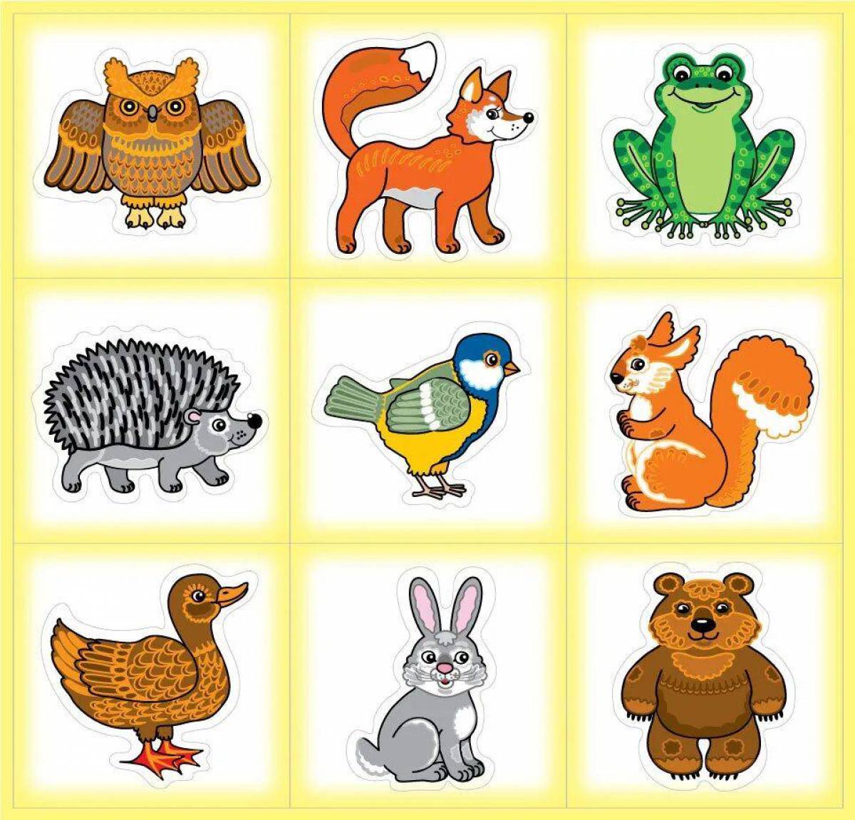 Рисунки животных для для детей #38