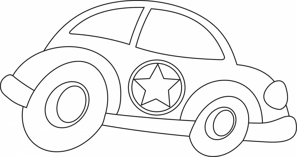 Рисунки машин для для детей #20
