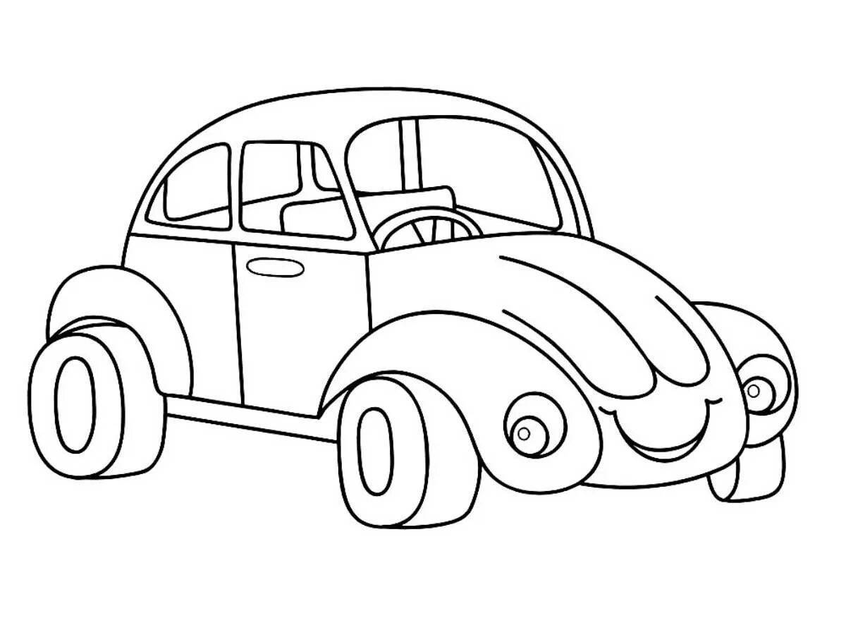 Рисунки машин для для детей #33
