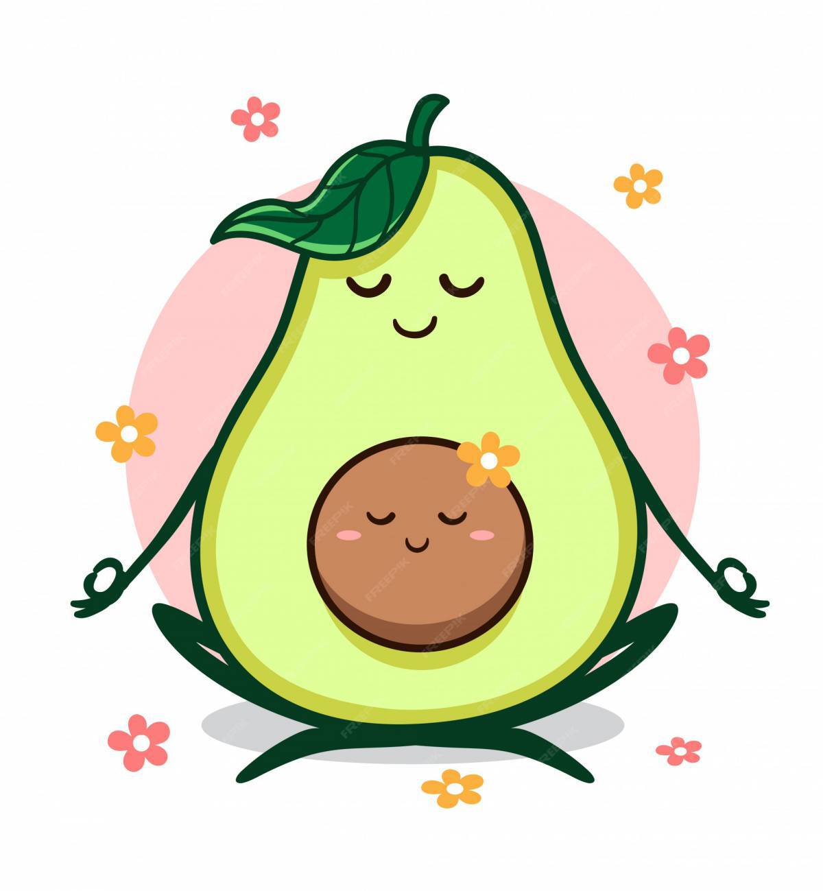 Рисунок авокадо #32