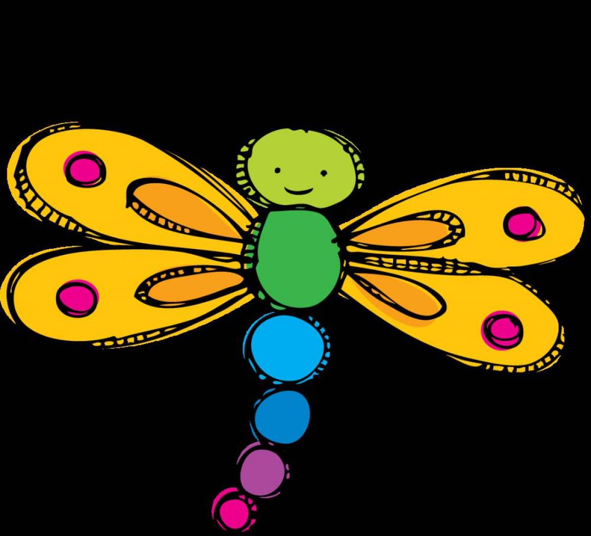 Рисунок бабочка для детей #29
