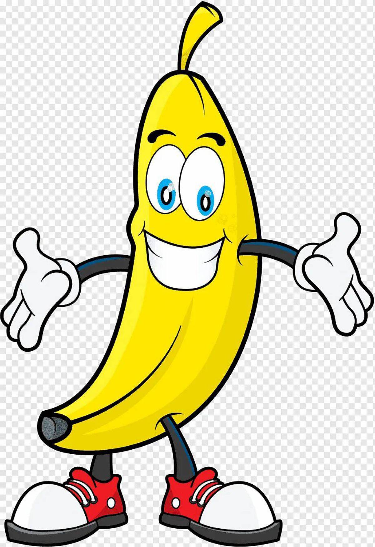 Рисунок банан #3