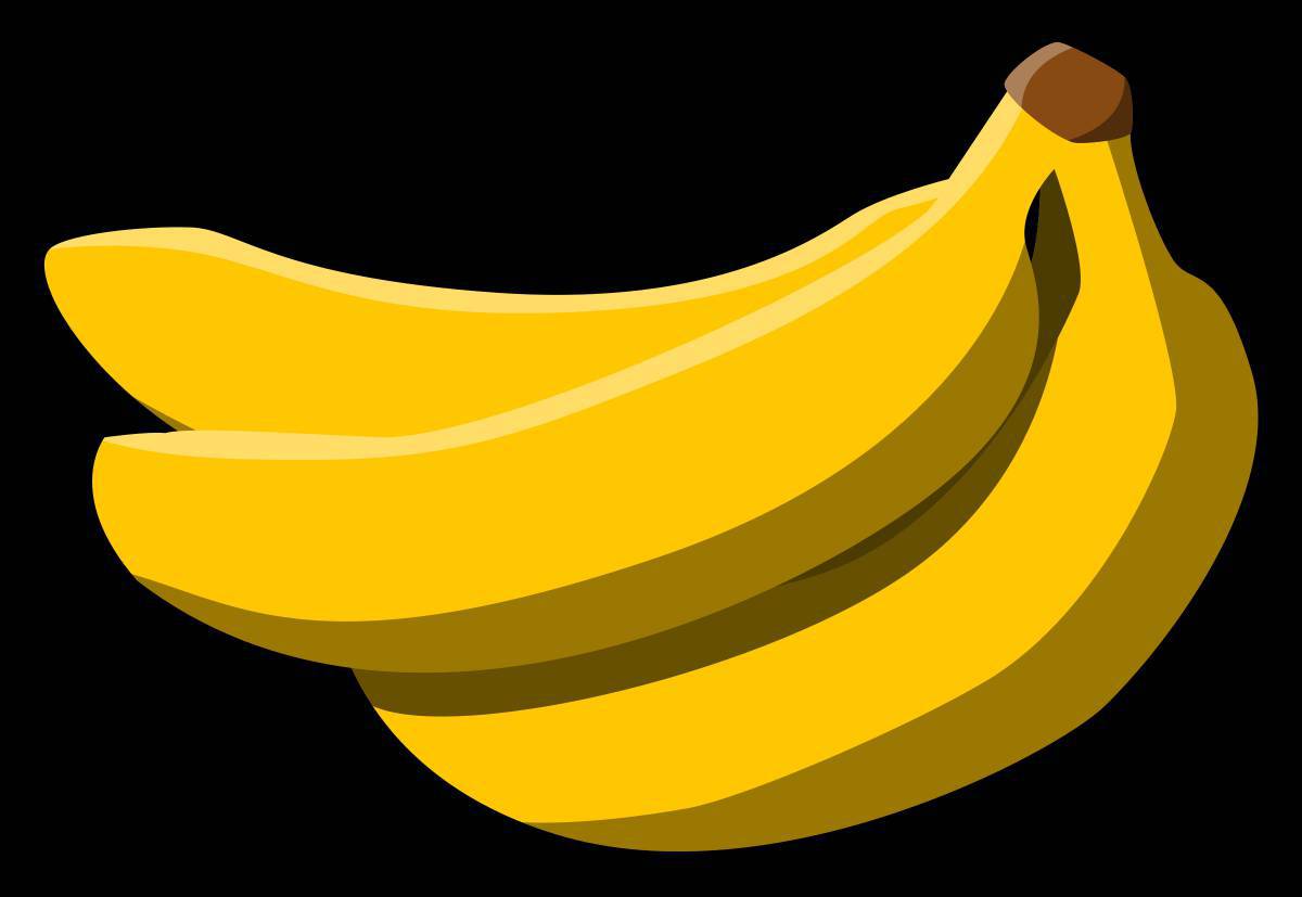 Рисунок банан #5