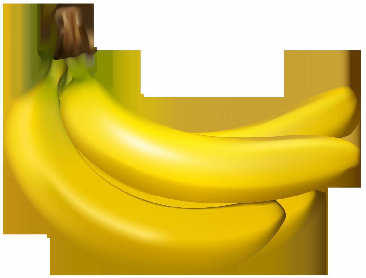 Рисунок банан #6