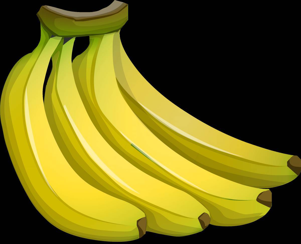 Рисунок банан #7