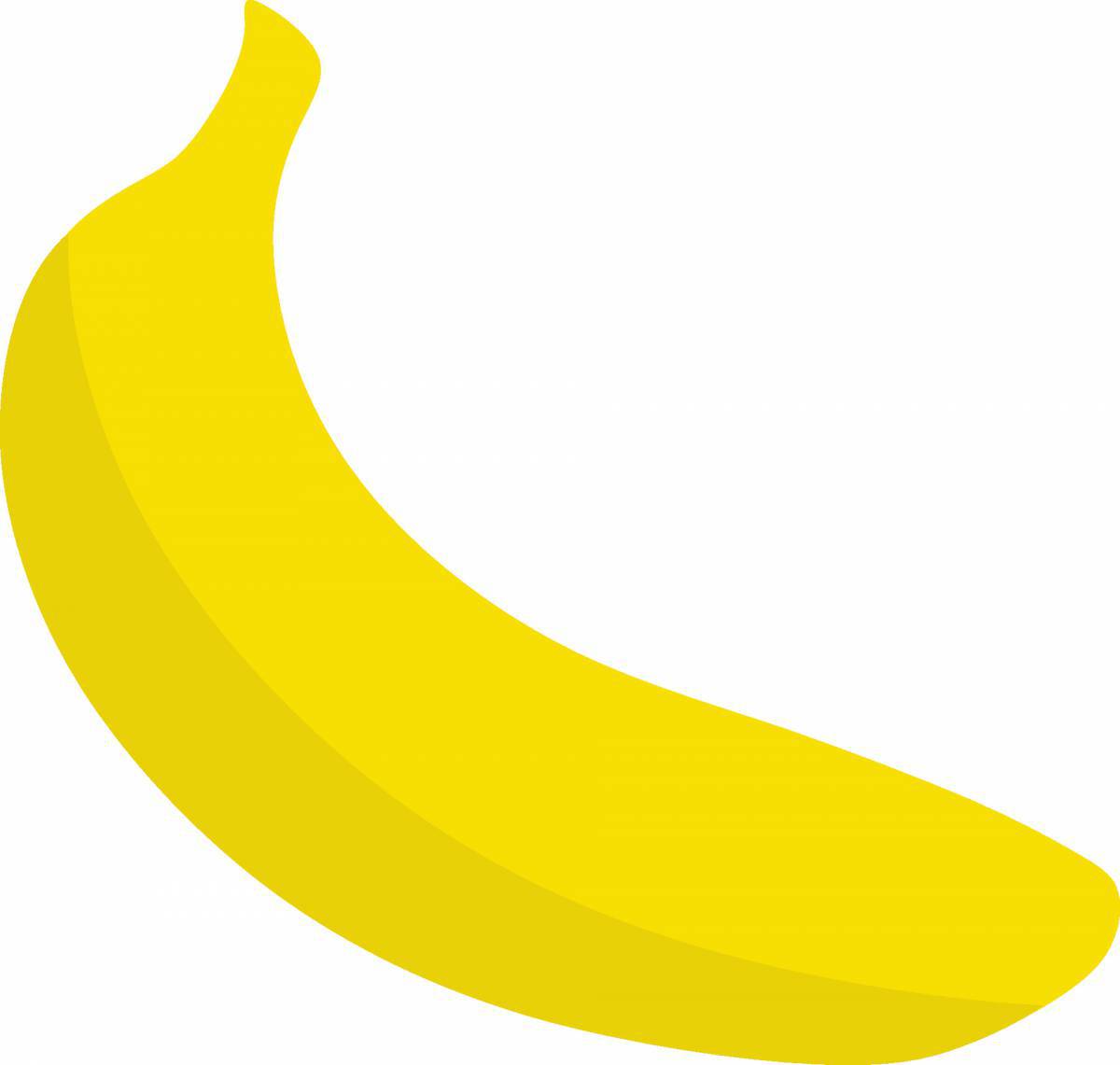 Рисунок банан #10