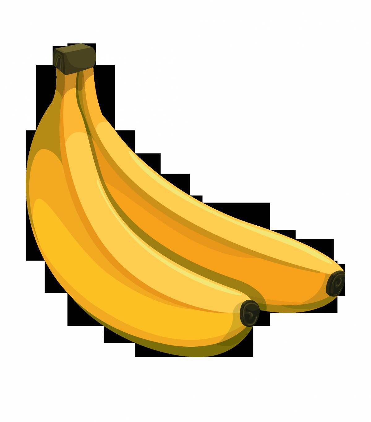 Рисунок банан #12