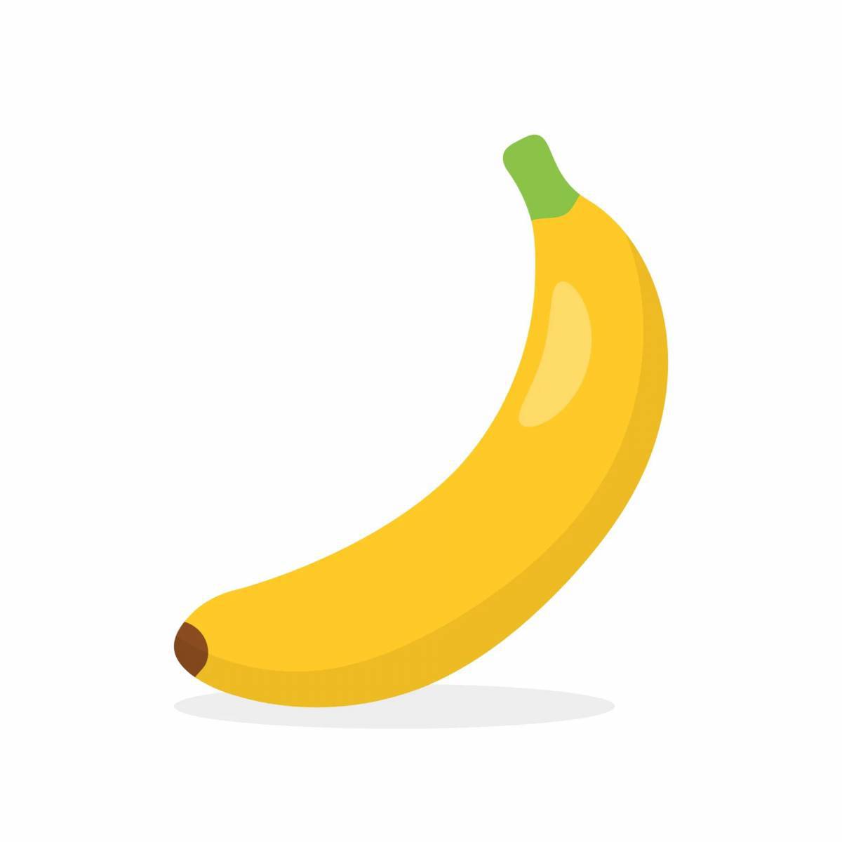 Рисунок банан #24