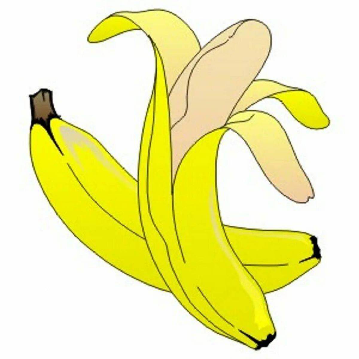 Рисунок банан #25