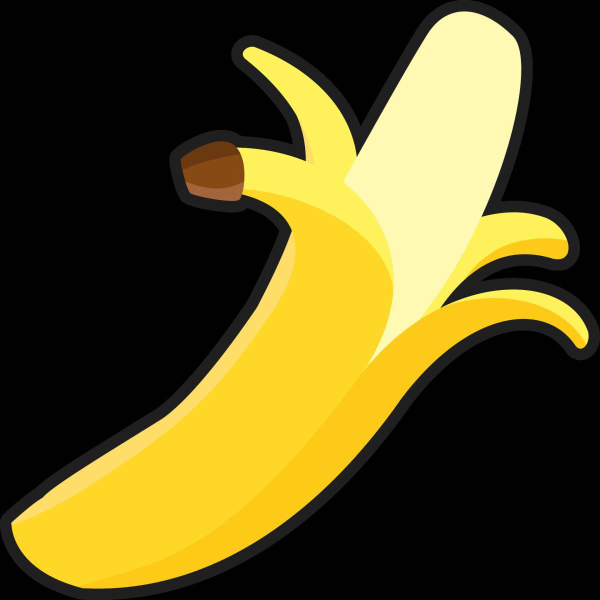 Рисунок банан #29