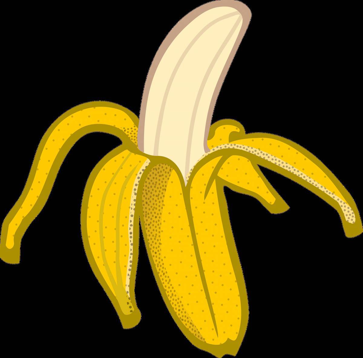Рисунок банан #30