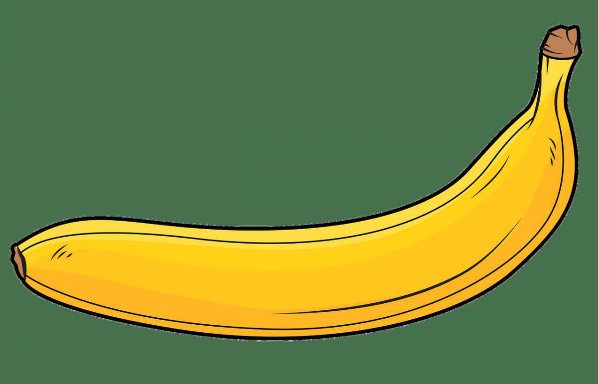 Рисунок банан #32