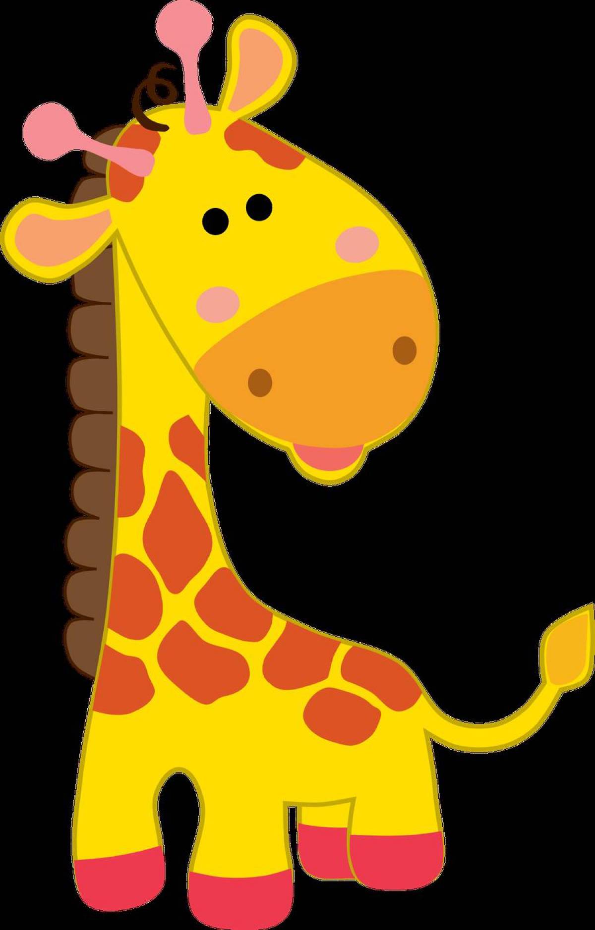 Рисунок жираф для детей #8
