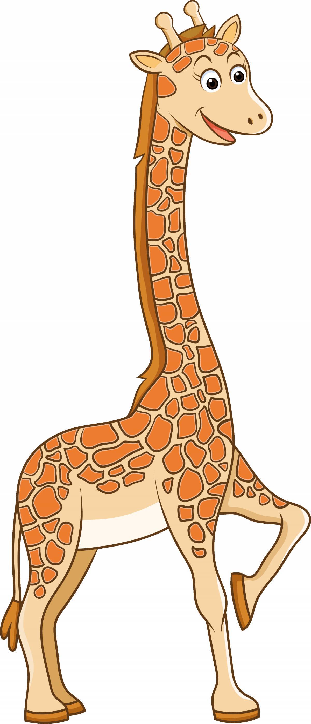 Рисунок жираф для детей #20
