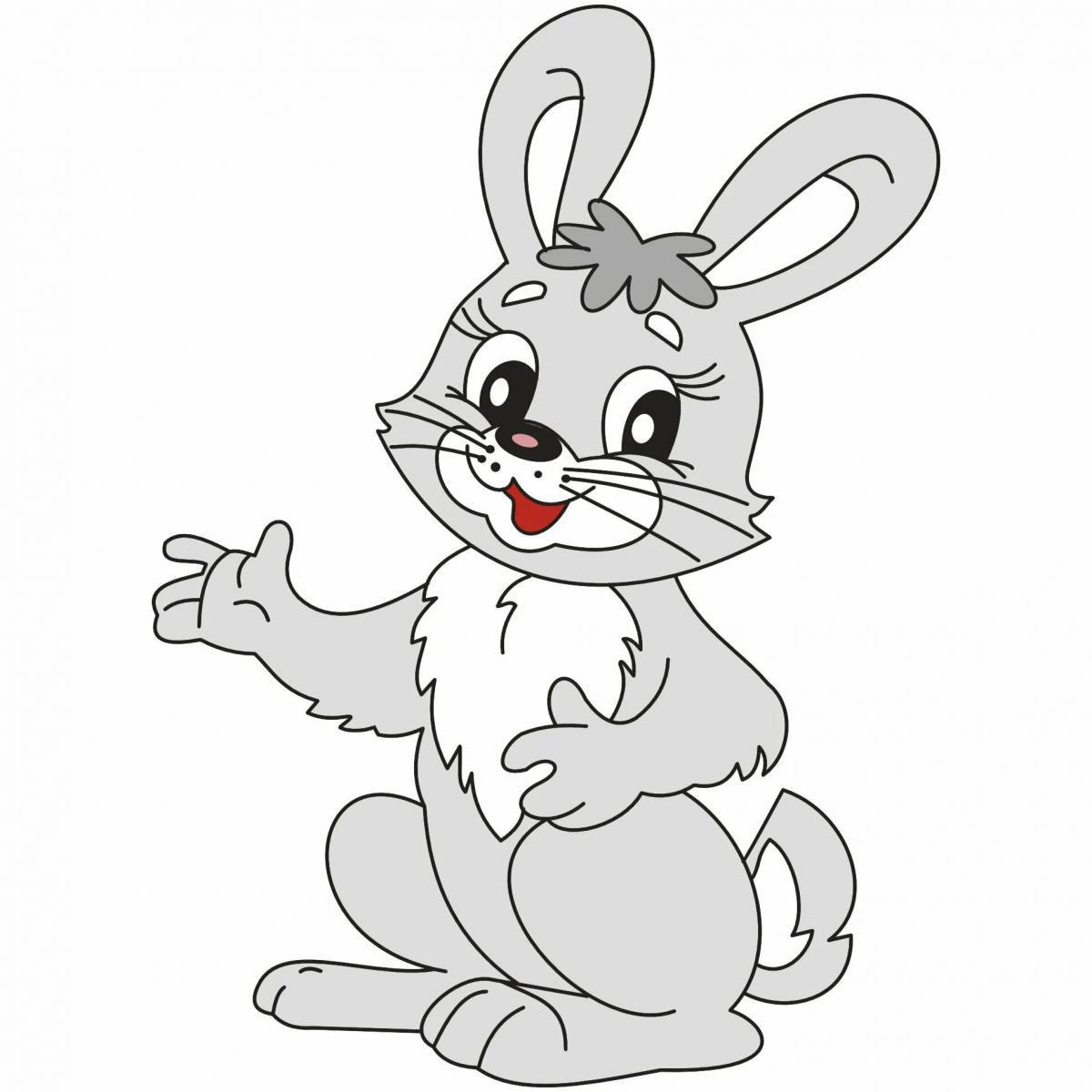 Рисунок заяц для детей #12