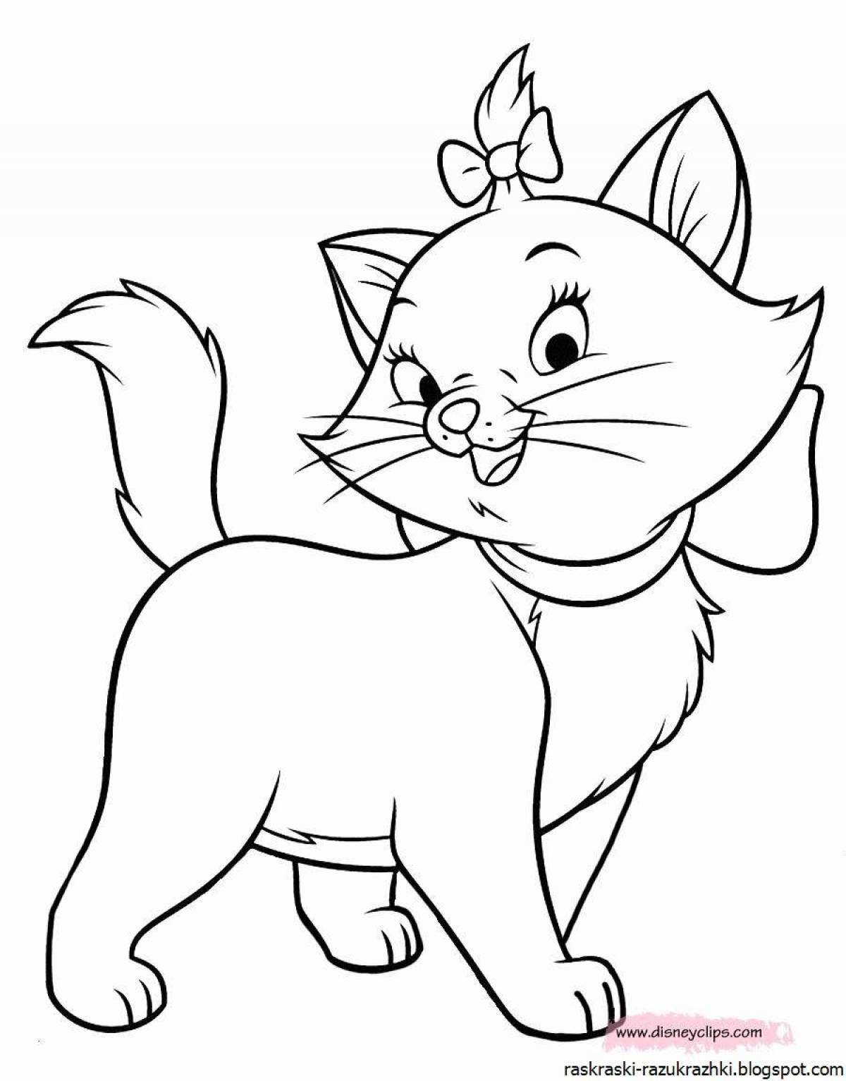 Рисунок кошка #4