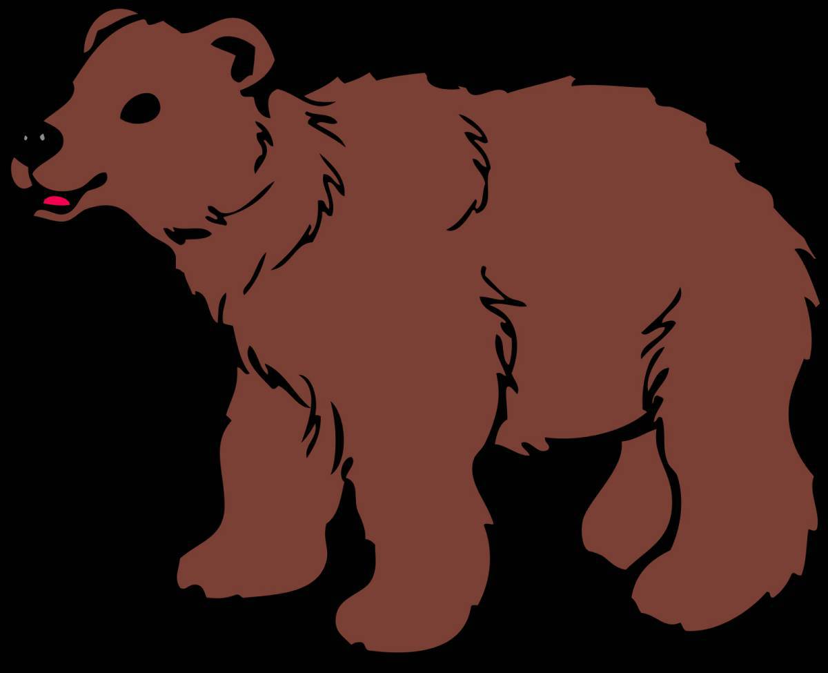 Рисунок медведь для детей #6