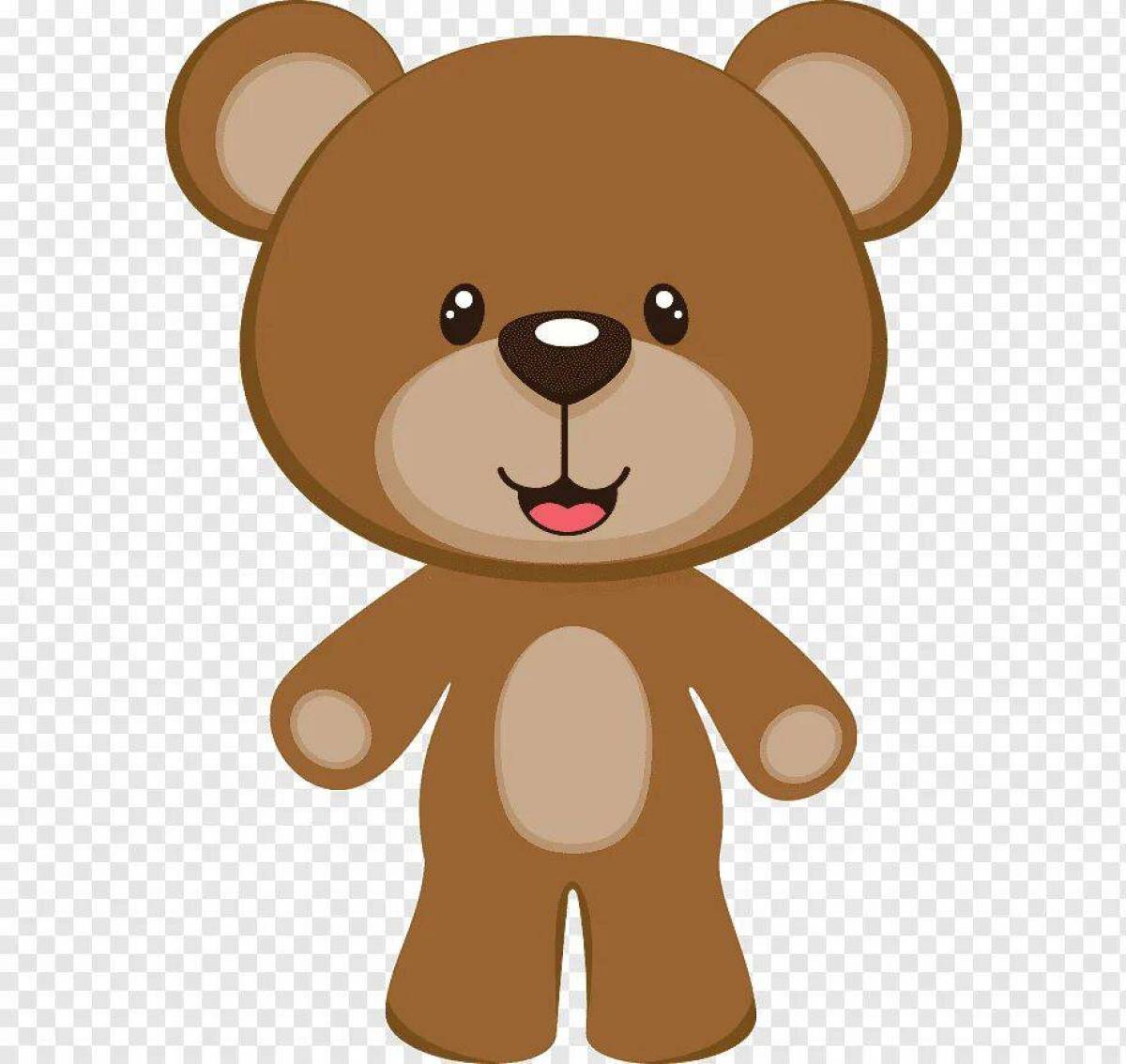 Рисунок медведь для детей #12