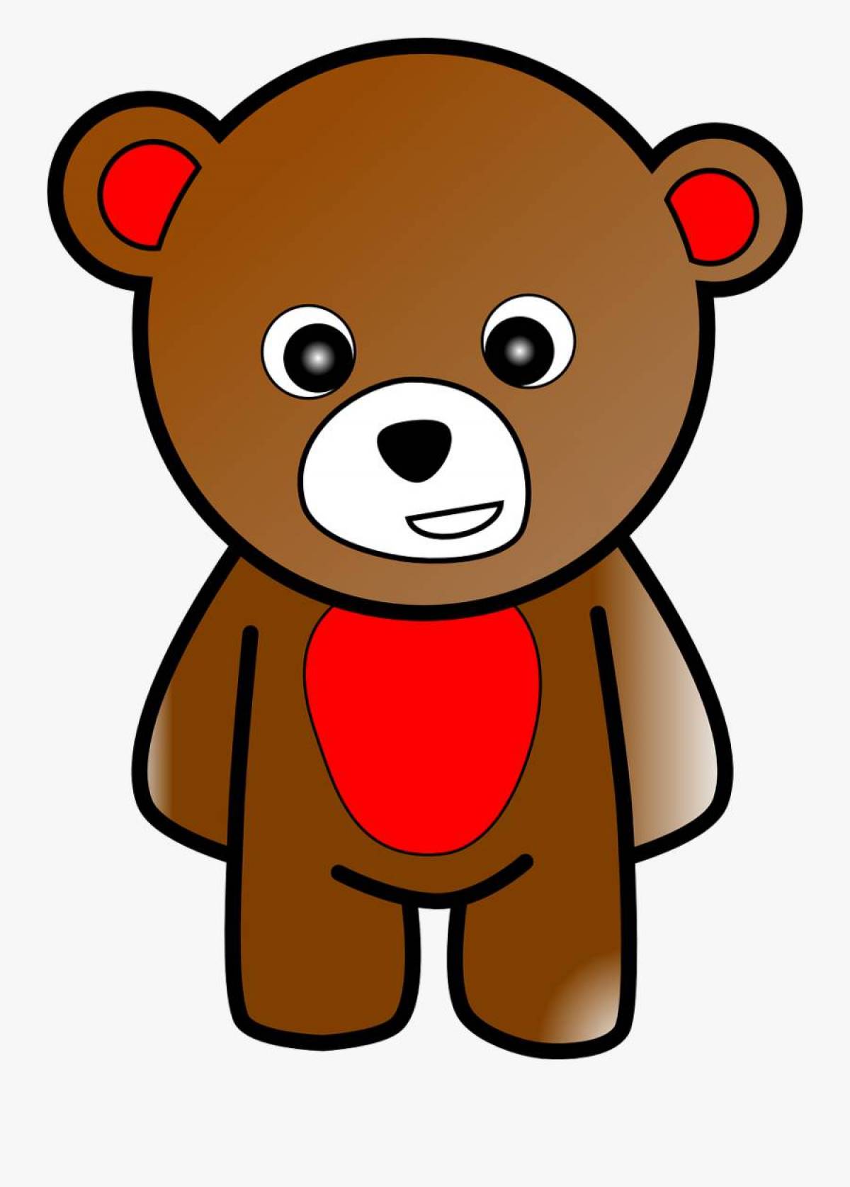 Рисунок медведь для детей #17