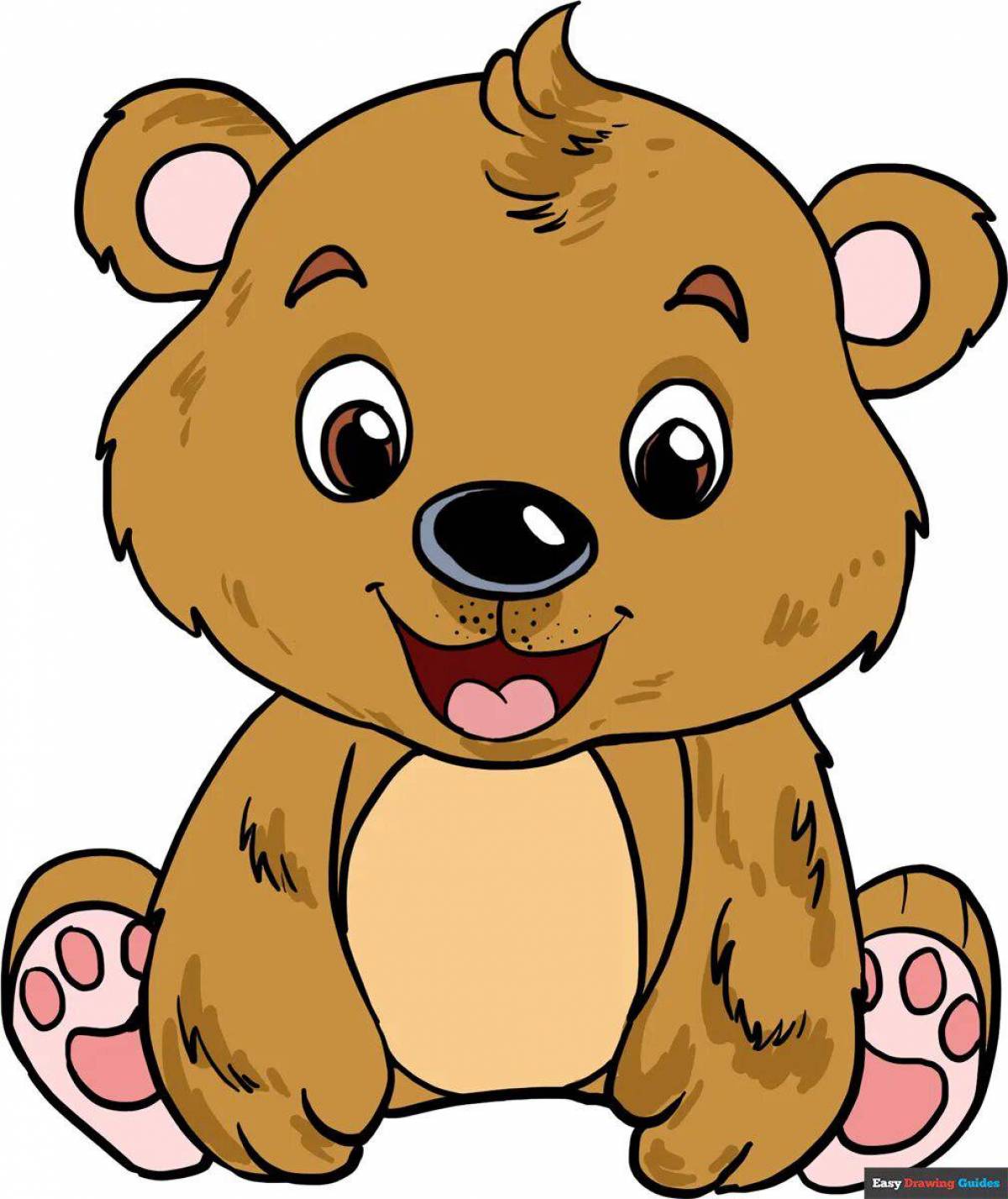 Рисунок медведь для детей #25