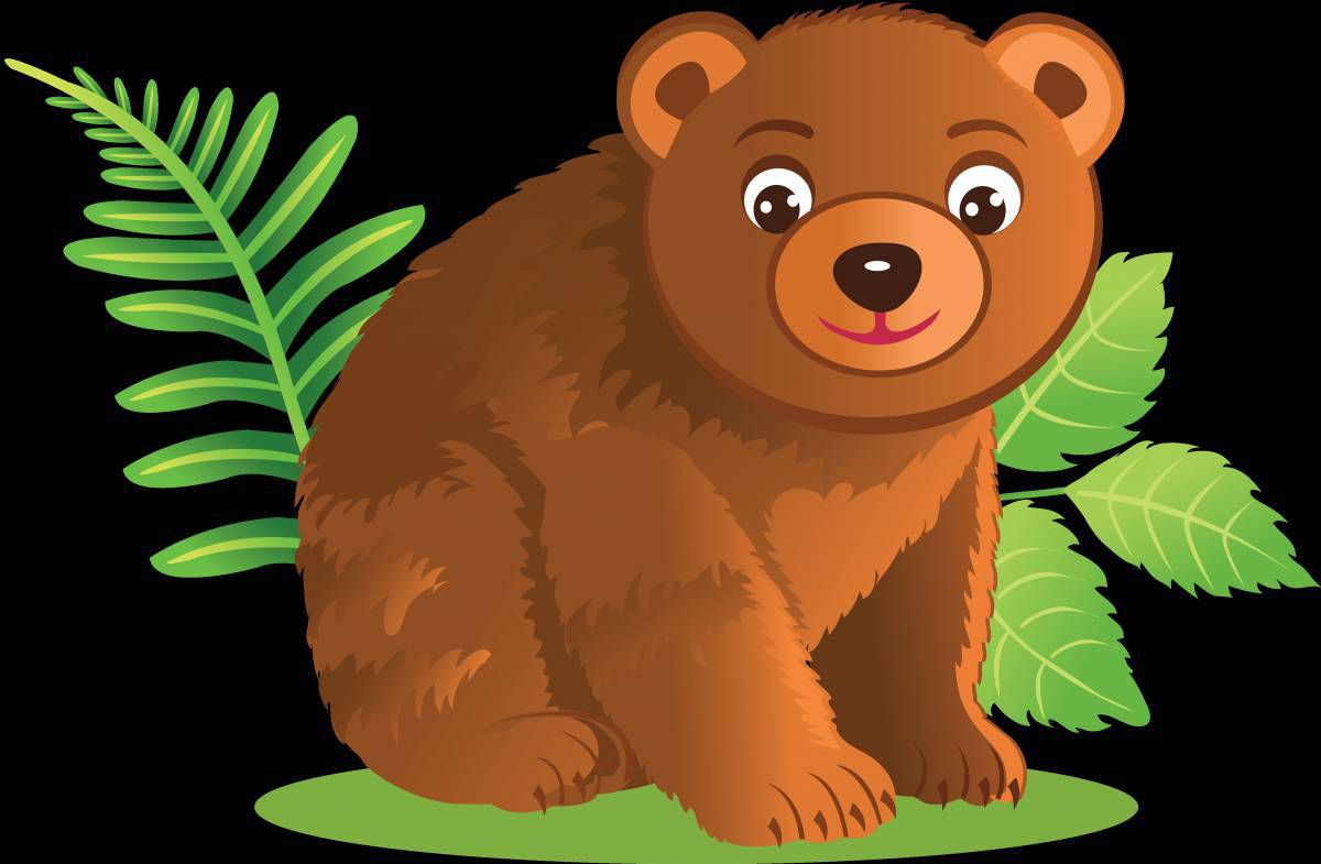 Рисунок медведь для детей #37