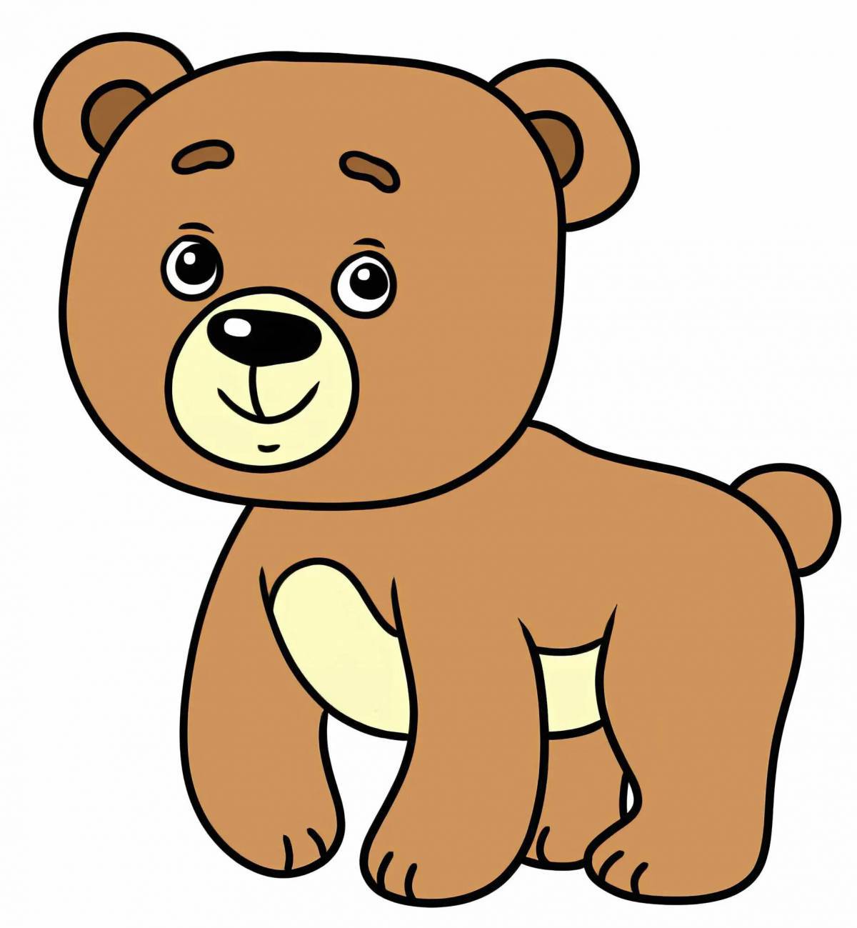 Рисунок медведь для детей #39