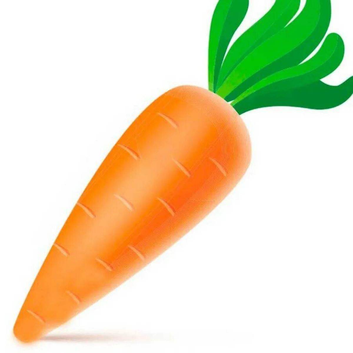 Рисунок морковка #2