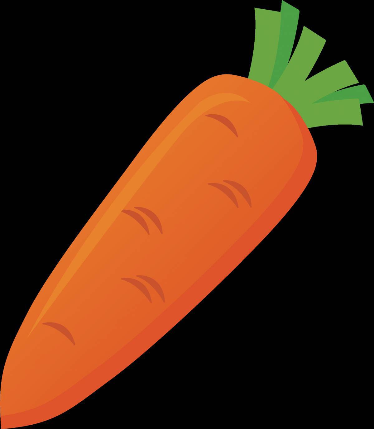 Рисунок морковка #12