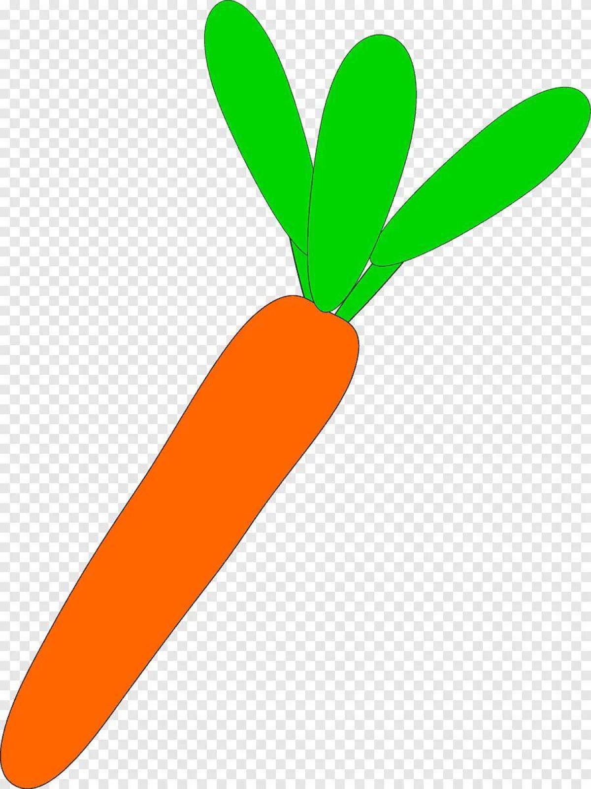 Рисунок морковка #24