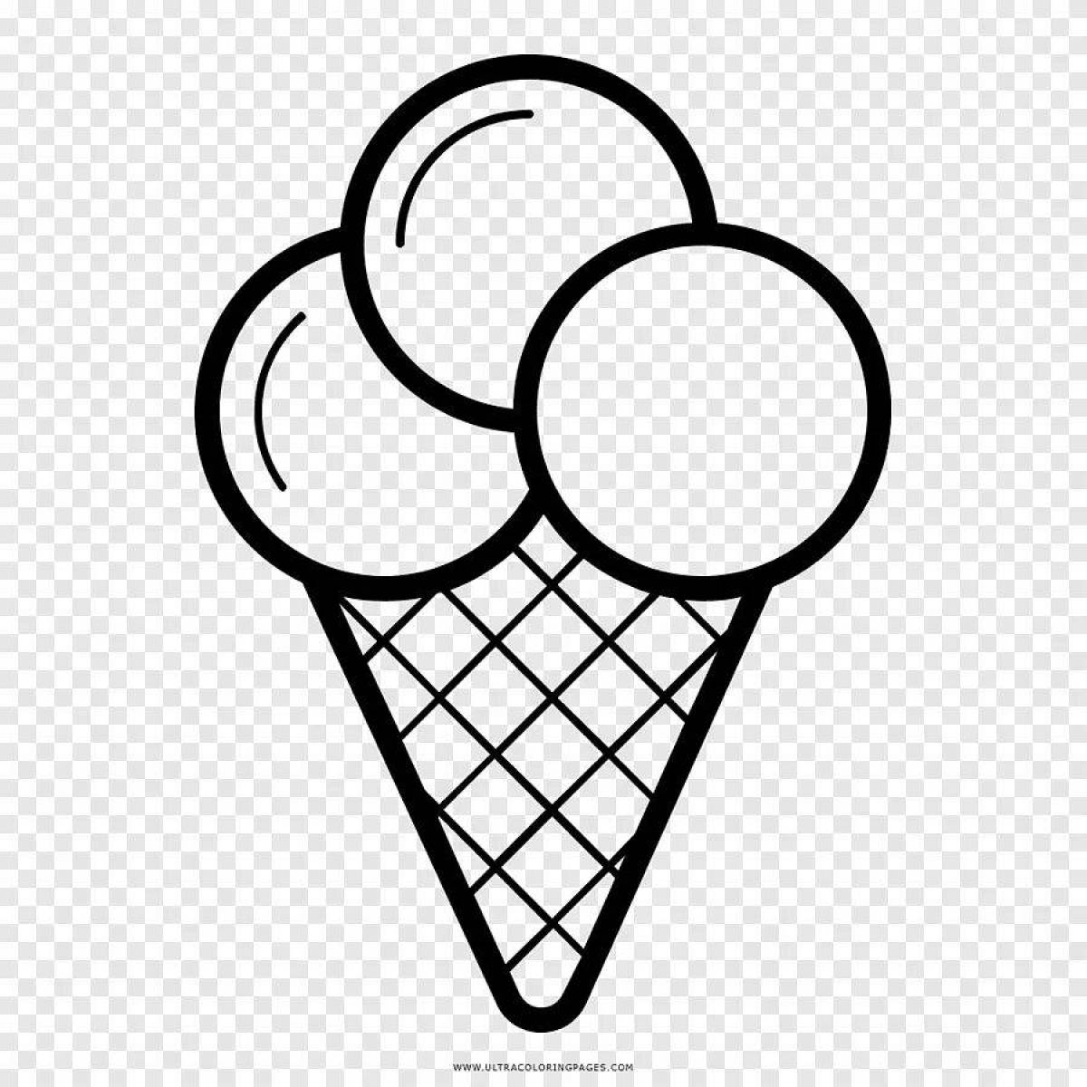 Рисунок мороженое #1