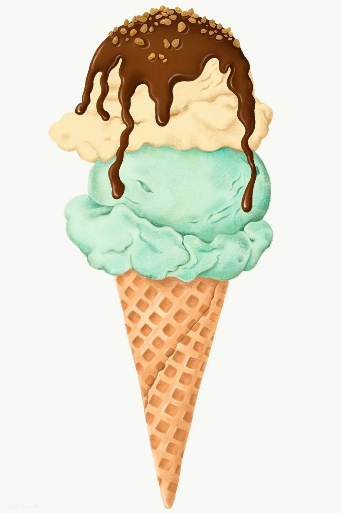 Рисунок мороженое #3