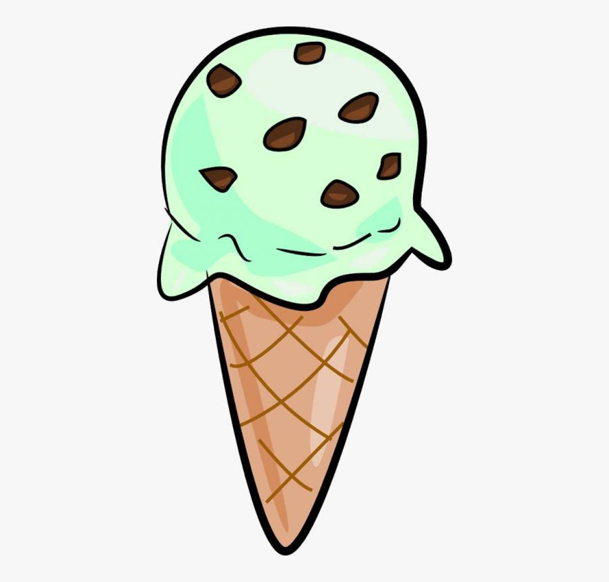 Рисунок мороженое #6