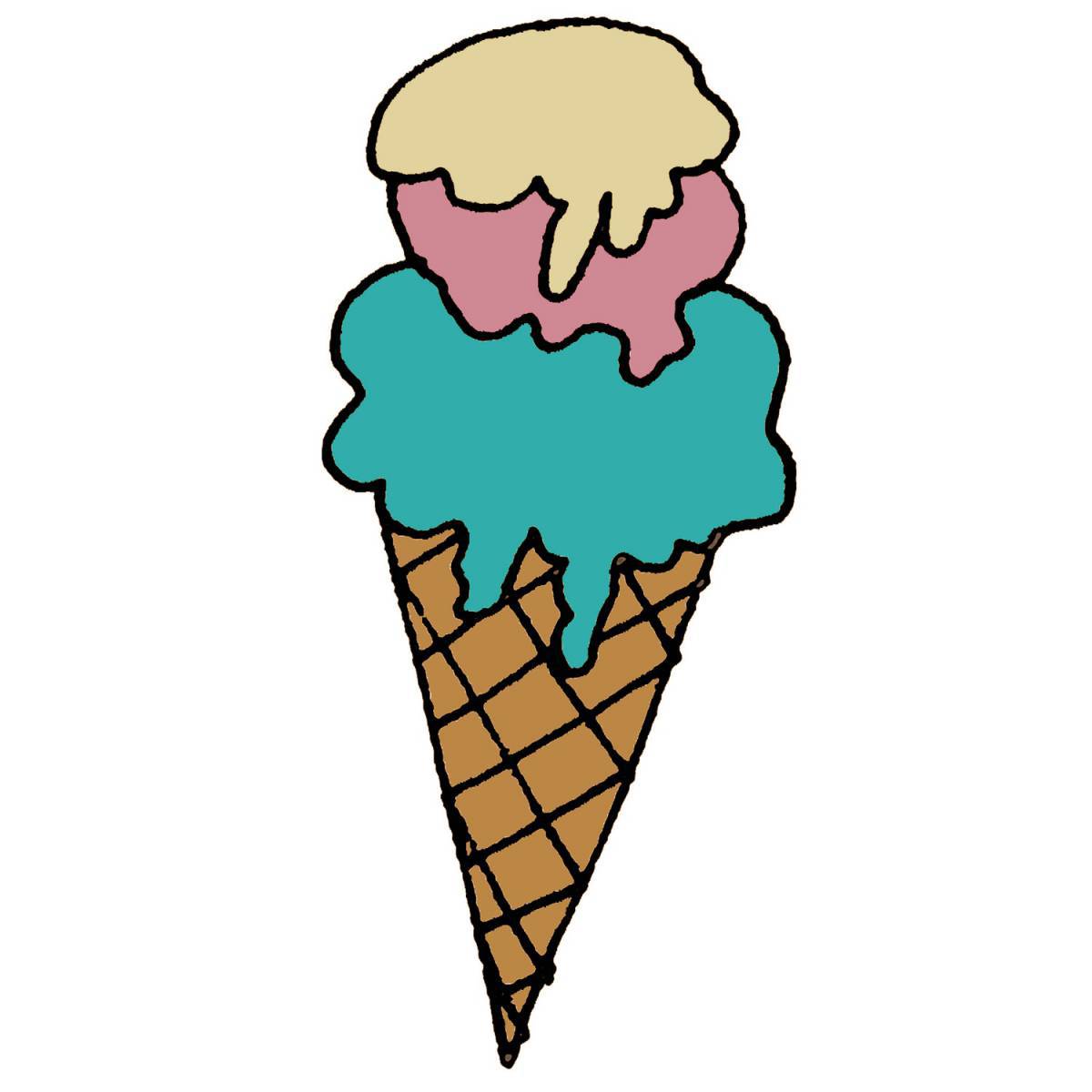 Рисунок мороженое #9
