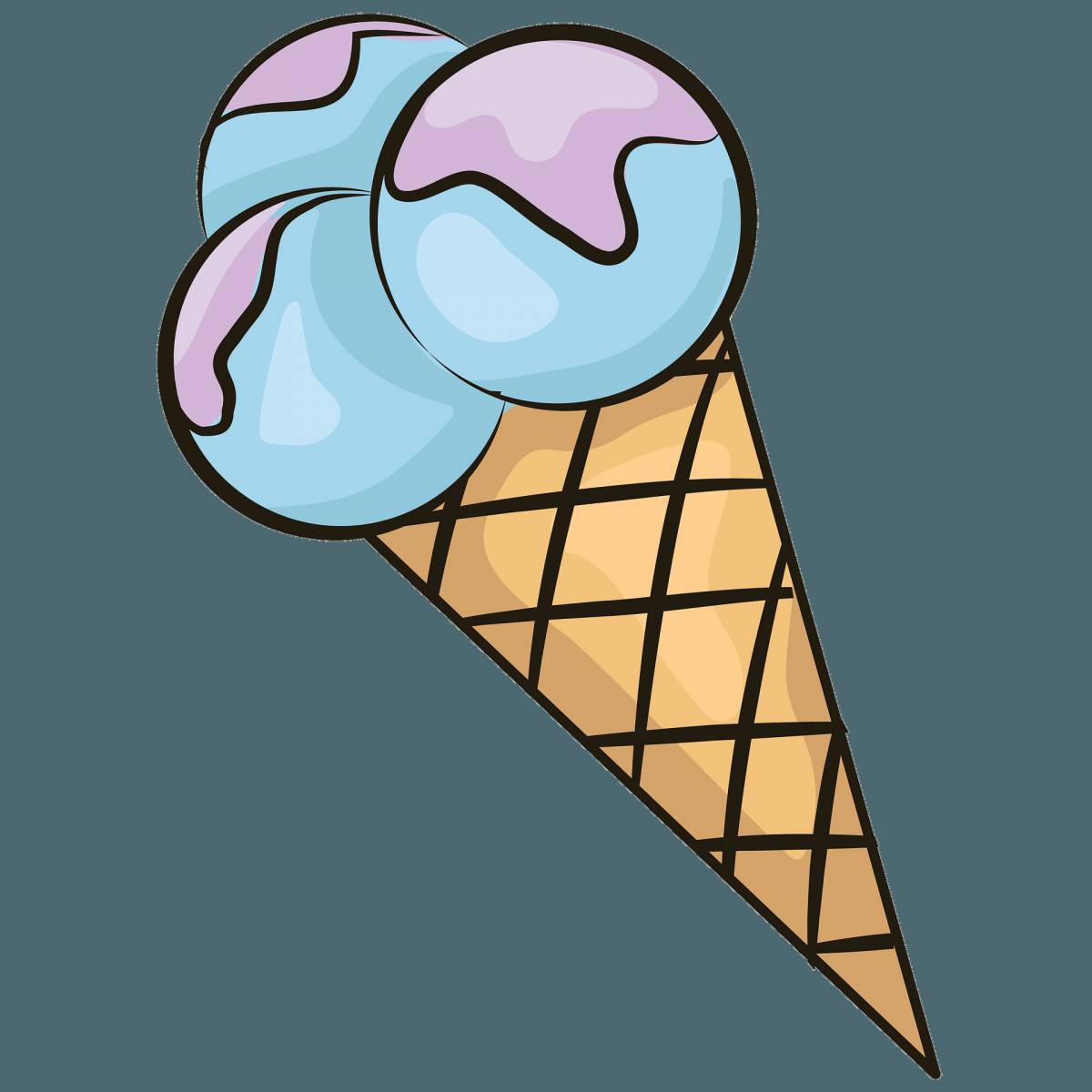 Рисунок мороженое #18